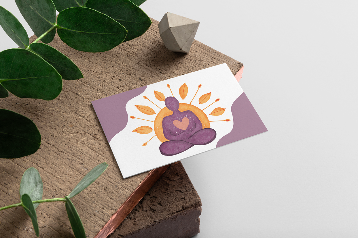 carte de visite yoga candice@0,33x
