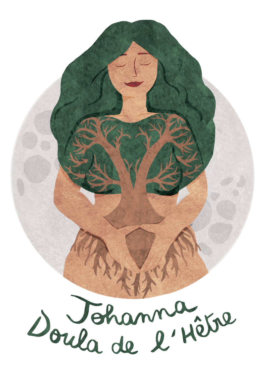 Coralie Monpontet logo design Johanna Doula