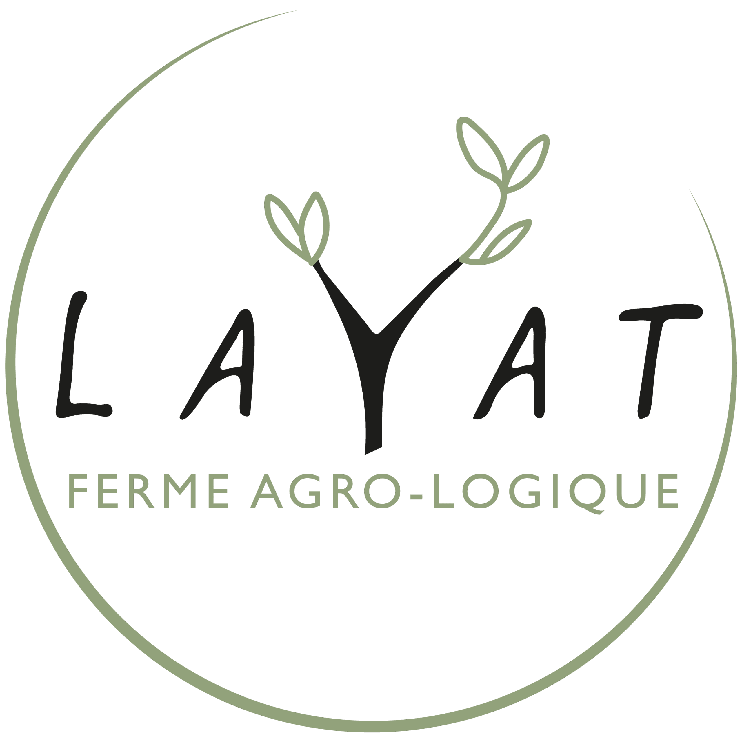 Logo Layat Cercle Noir